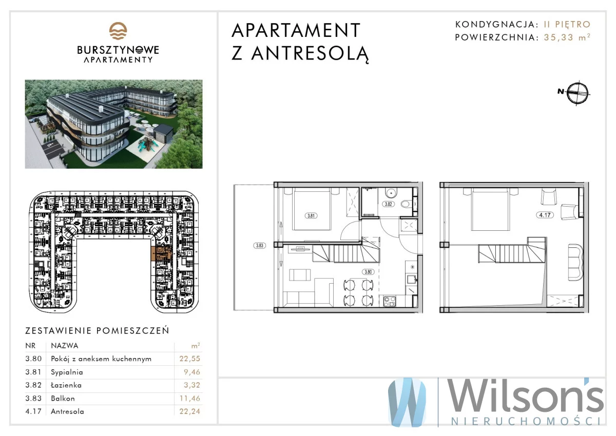 2 pokoje, apartament 57,57 m², piętro 2, oferta nr , WIL612648, Stegna, Brzozowa