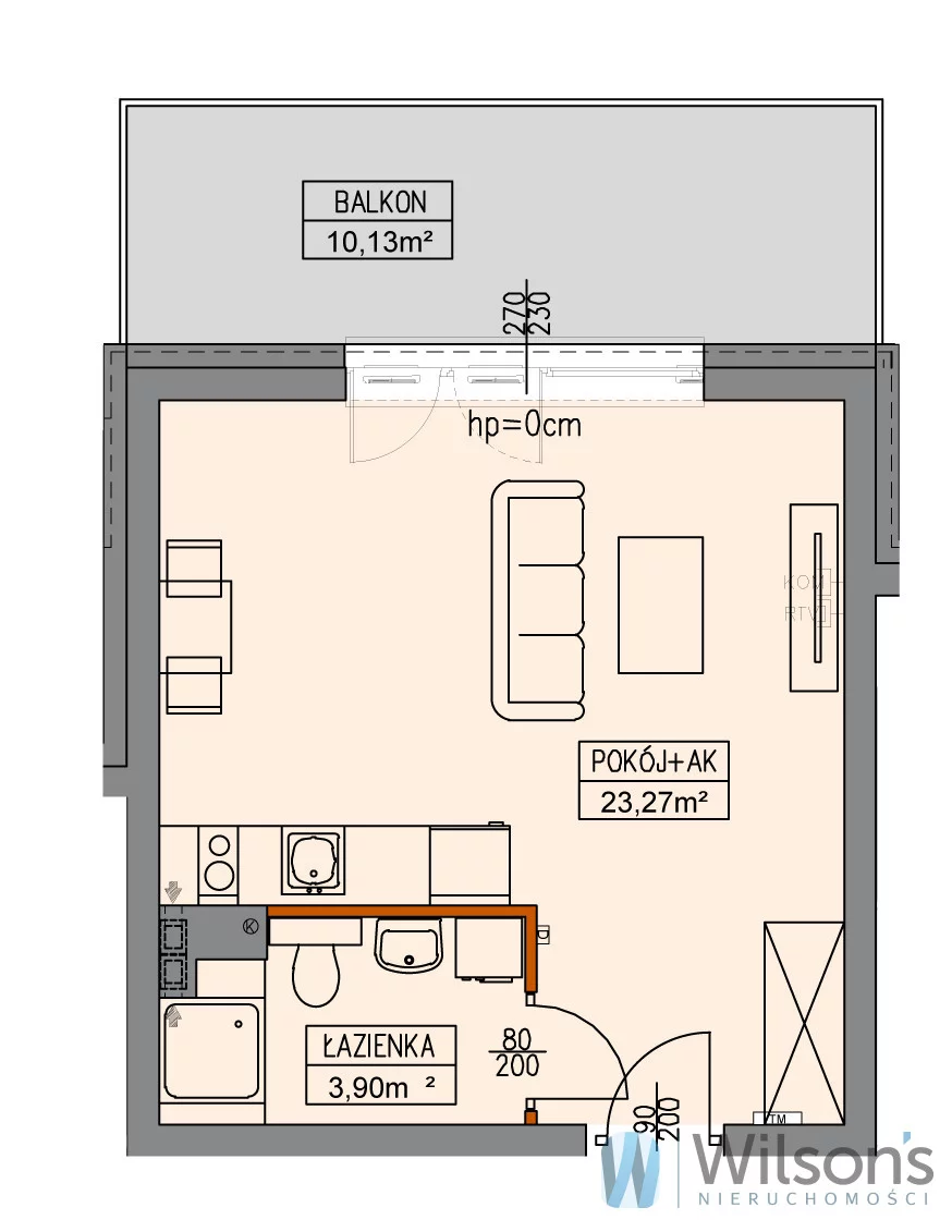2 pokoje, apartament 27,25 m², parter, oferta nr , WIL991267, Stegna, Lipowa