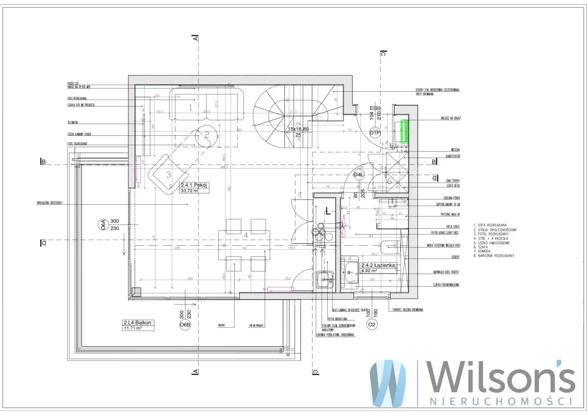 2 pokoje, mieszkanie 54,00 m², piętro 2, oferta nr , WIL529124, Krynica Morska, Orzechowa