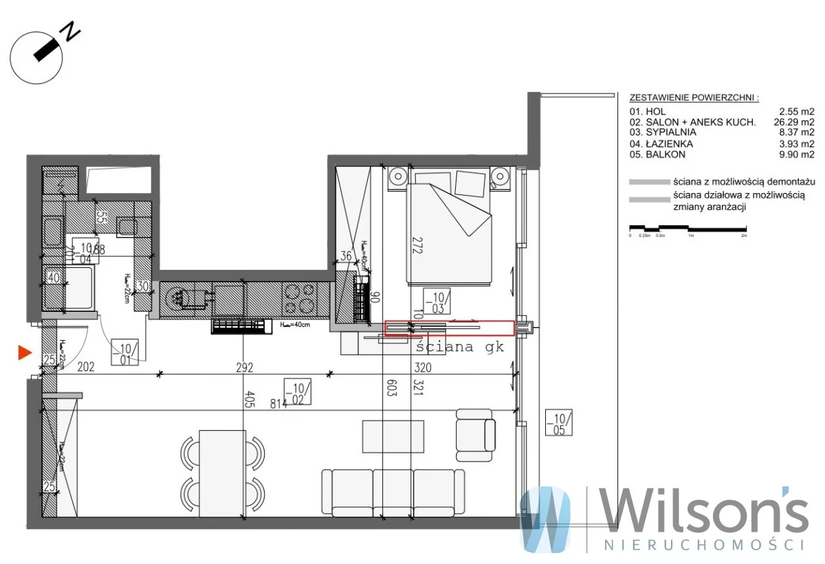 2 pokoje, apartament 41,14 m², piętro 2, oferta nr , WIL413386, Darłowo, Słowiańska
