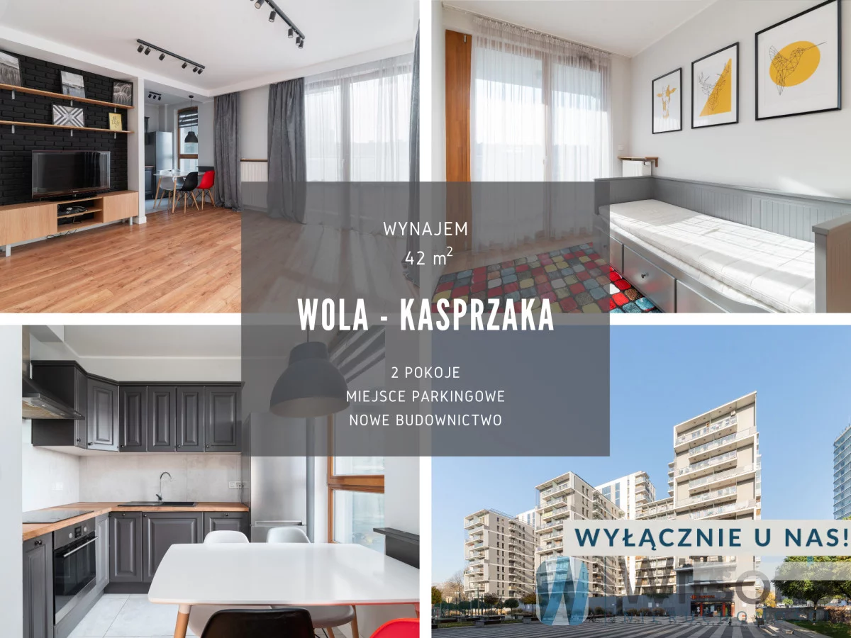 Mieszkanie dwupokojowe 42,00 m², Warszawa, Wola, Marcina Kasprzaka, Wynajem