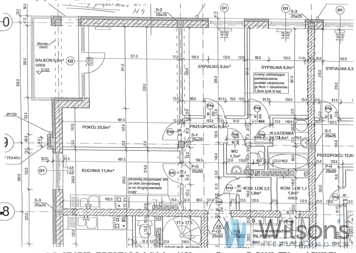 3 pokoje, mieszkanie 65,96 m², piętro 1, oferta nr , WIL215797, Marki, Elektryków