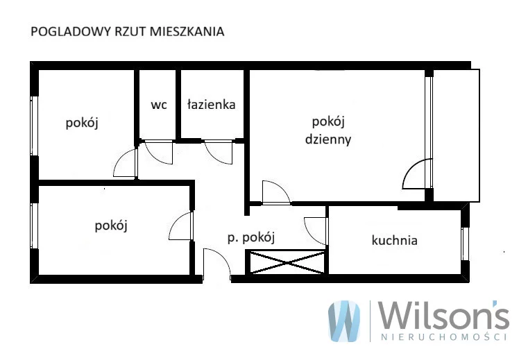 3 pokoje, mieszkanie 50,00 m², piętro 9, oferta nr , WIL209249, Warszawa, Wola, Wola, Jana Olbrachta