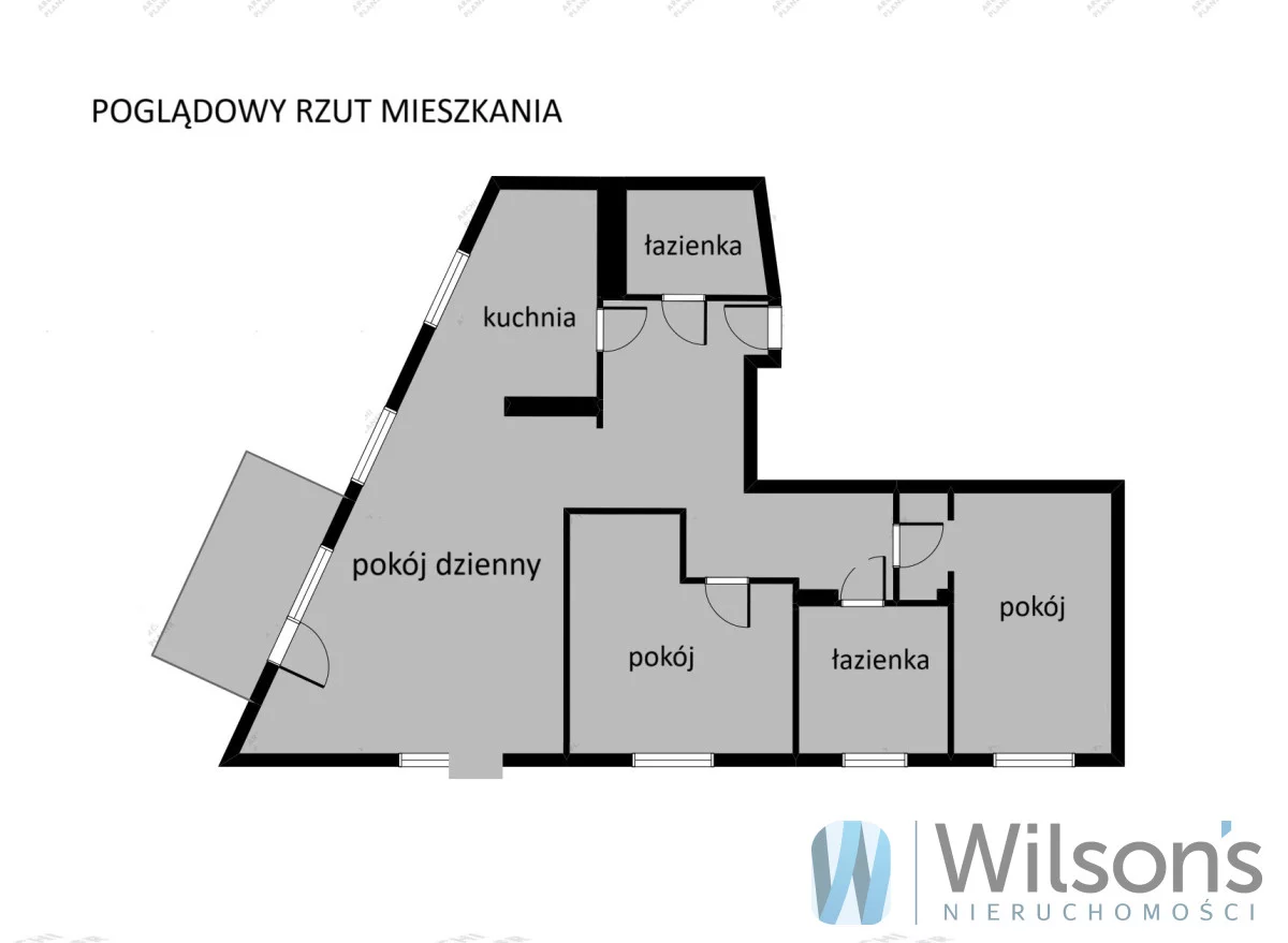 3 pokoje, mieszkanie 103,60 m², piętro 5, oferta nr , WIL288090, Warszawa, Praga Południe, Praga Południe, Majdańska