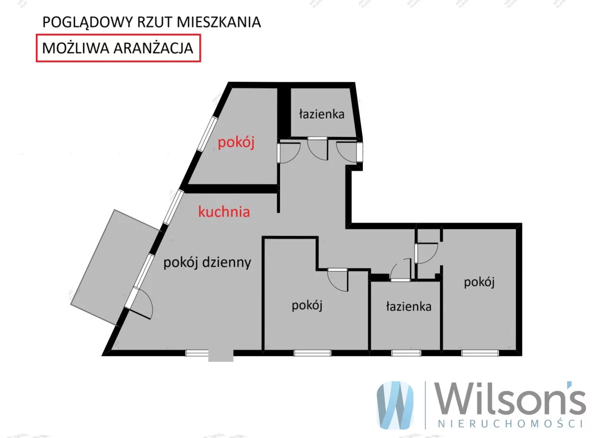 3 pokoje, mieszkanie 103,60 m², piętro 5, oferta nr , WIL288090, Warszawa, Praga Południe, Praga Południe, Majdańska