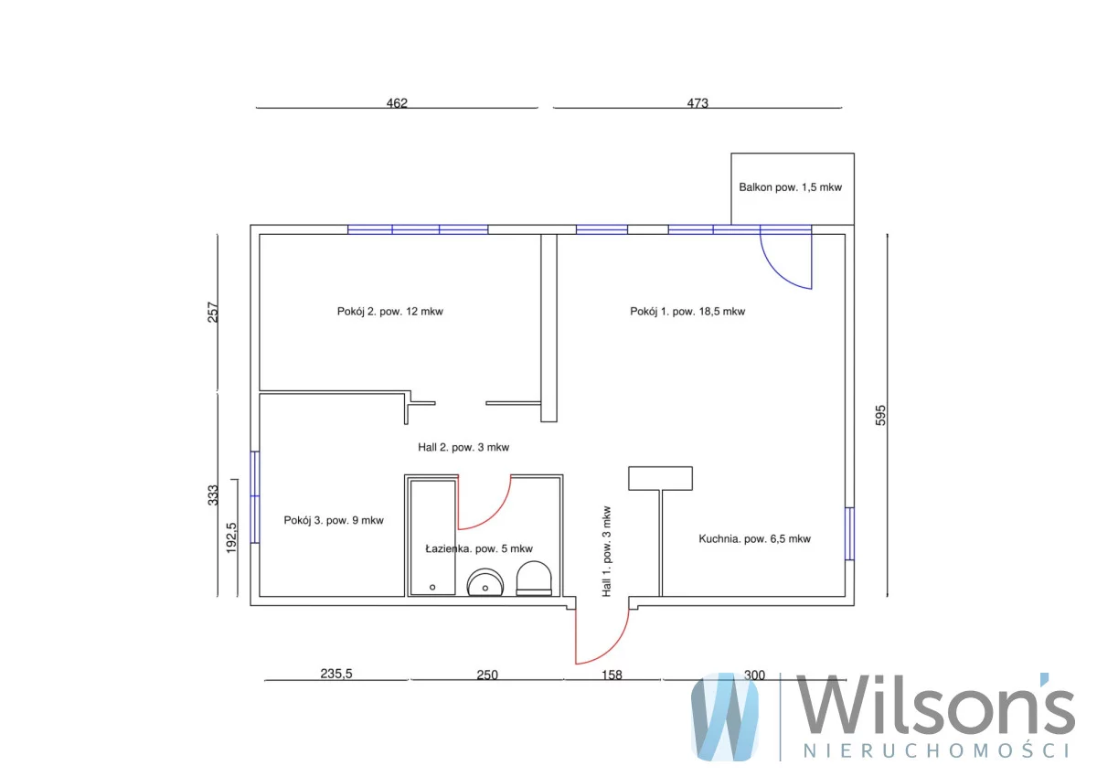 3 pokoje, mieszkanie 57,00 m², piętro 4, oferta nr , WIL762787, Warszawa, Praga Południe, Praga Południe, Nubijska