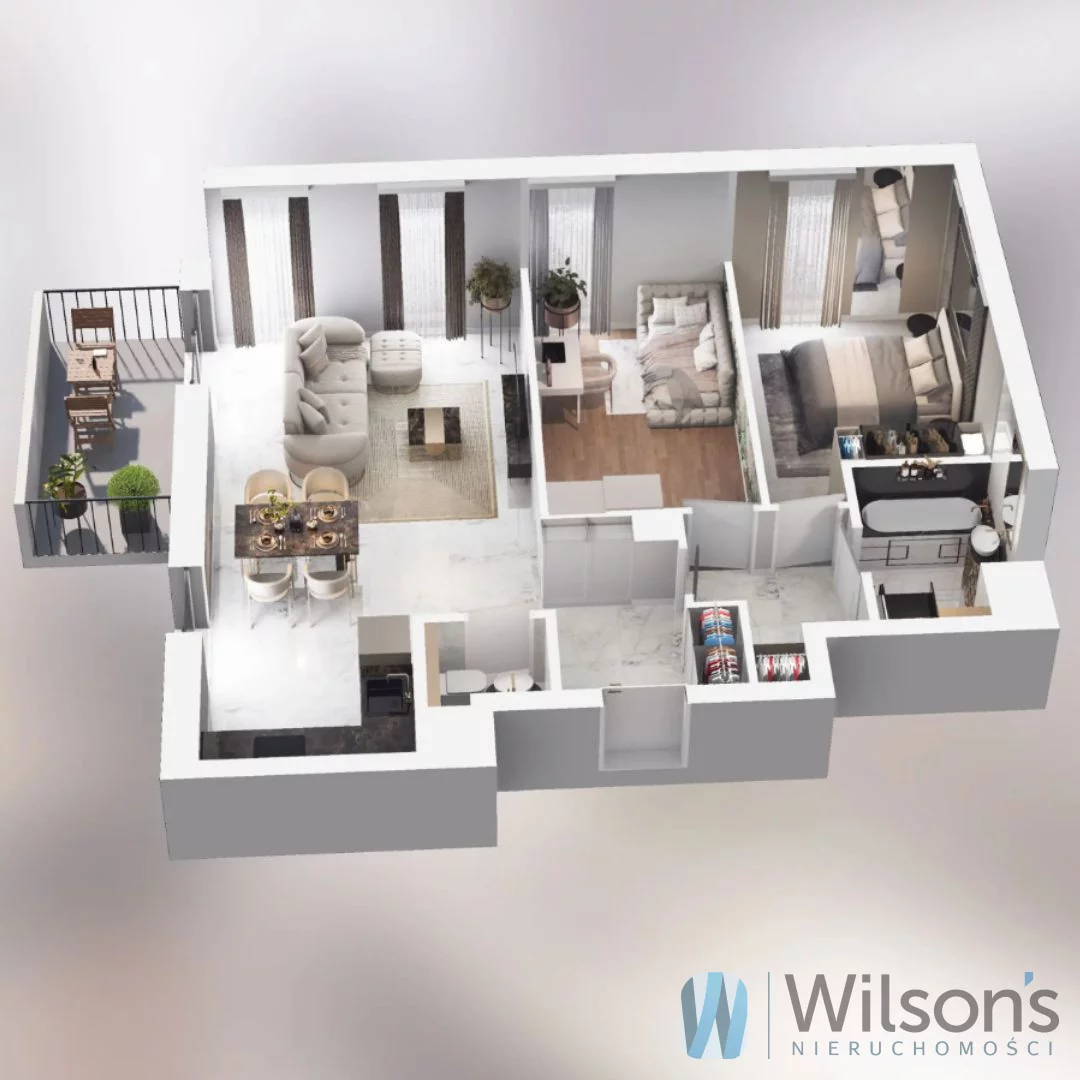 3 pokoje, apartament 67,61 m², parter, oferta nr , WIL592548, Piastów