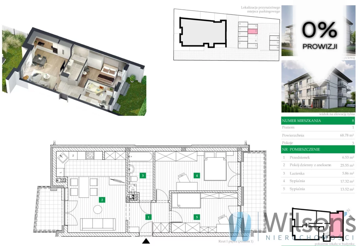 Apartamenty WIL376834 Marki Promienna