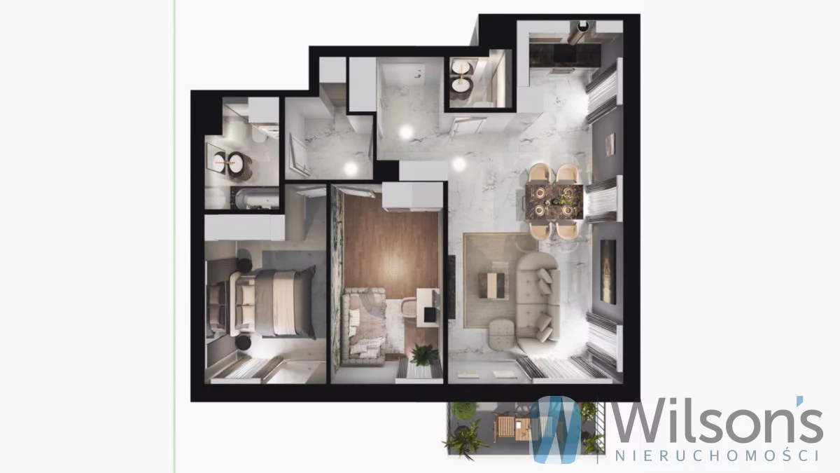 3 pokoje, apartament 67,72 m², parter, oferta nr , WIL432749, Piastów, Stanisława Bodycha