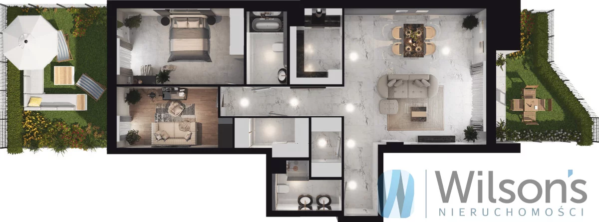 3 pokoje, apartament 99,11 m², parter, oferta nr , WIL153561, Piastów, Stanisława Bodycha