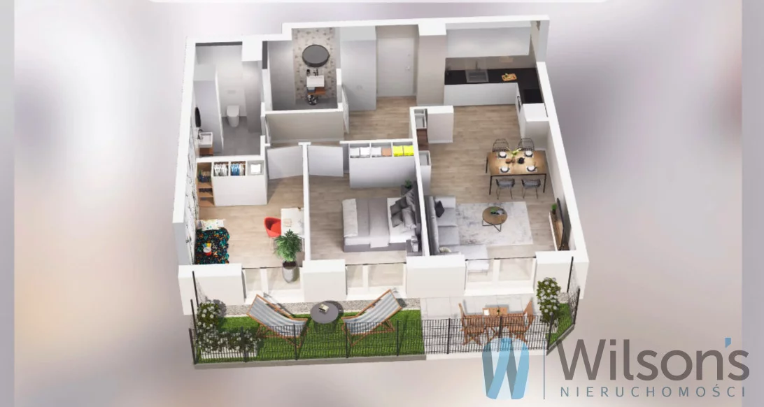 3 pokoje, mieszkanie 66,84 m², parter, oferta nr , WIL420883, Piastów, Stanisława Bodycha