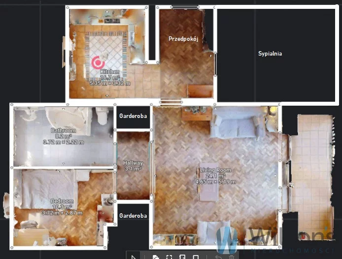 3 pokoje, mieszkanie 79,90 m², piętro 3, oferta nr , WIL484549, Warszawa