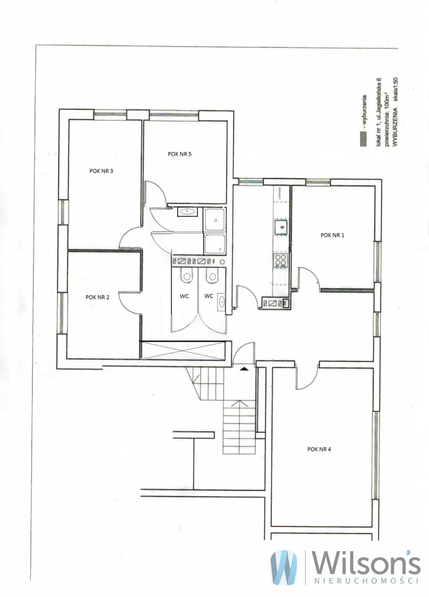 5 pokoi, mieszkanie 99,71 m², parter, oferta nr , WIL667672, Warszawa, Praga Północ, Praga Północ, Jagiellońska