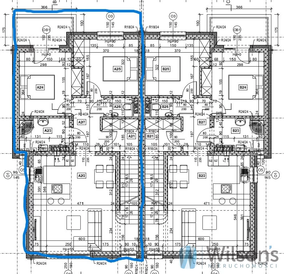 5 pokoi, mieszkanie 105,00 m², piętro 1, oferta nr , WIL356227, Legionowo, Partyzantów