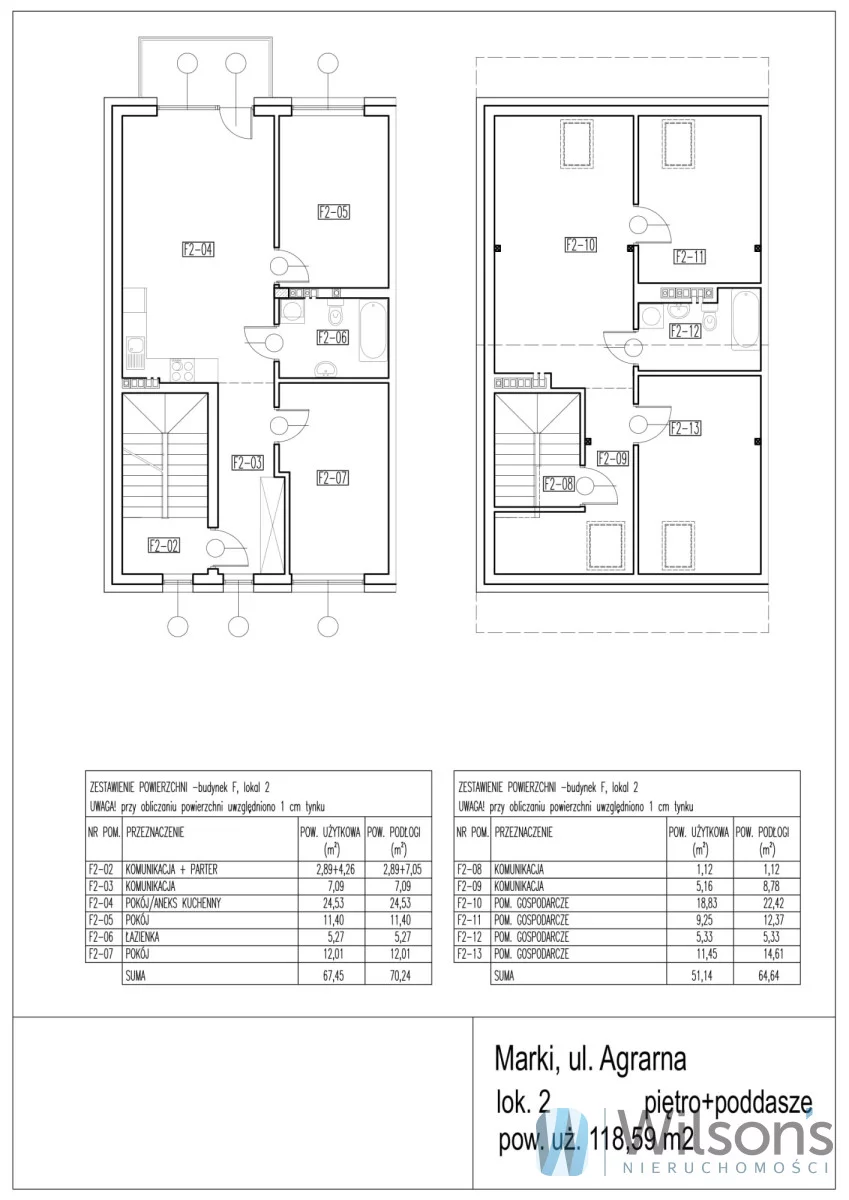 6 pokoi, mieszkanie 134,88 m², piętro 1, oferta nr , WIL977712, Marki, Legionowa