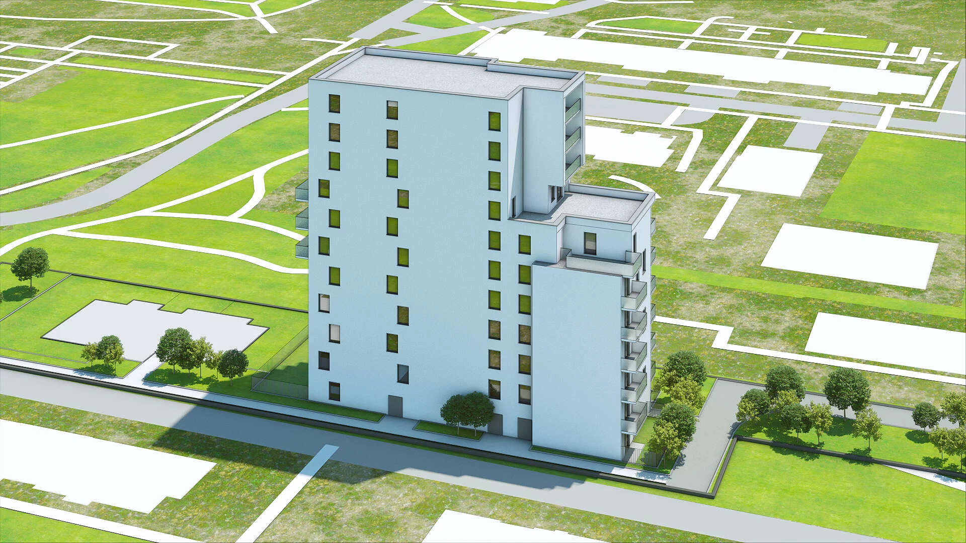 Wirtualna makieta 3D mieszkania 80.74 m², A.04