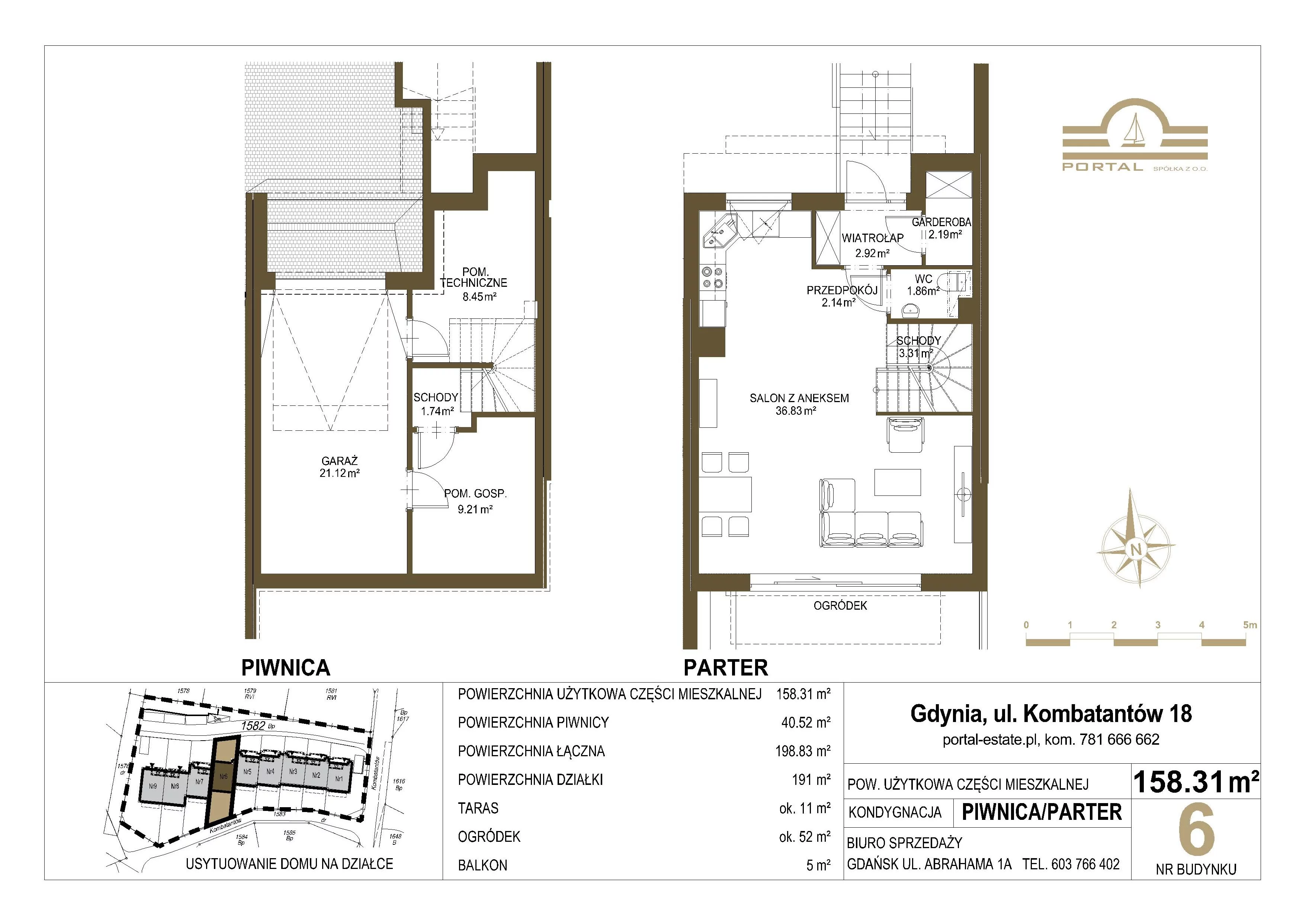 Dom 158,00 m², oferta nr 6, Domy - Gdynia Redłowo, Gdynia, Redłowo, ul. Kombatantów 18