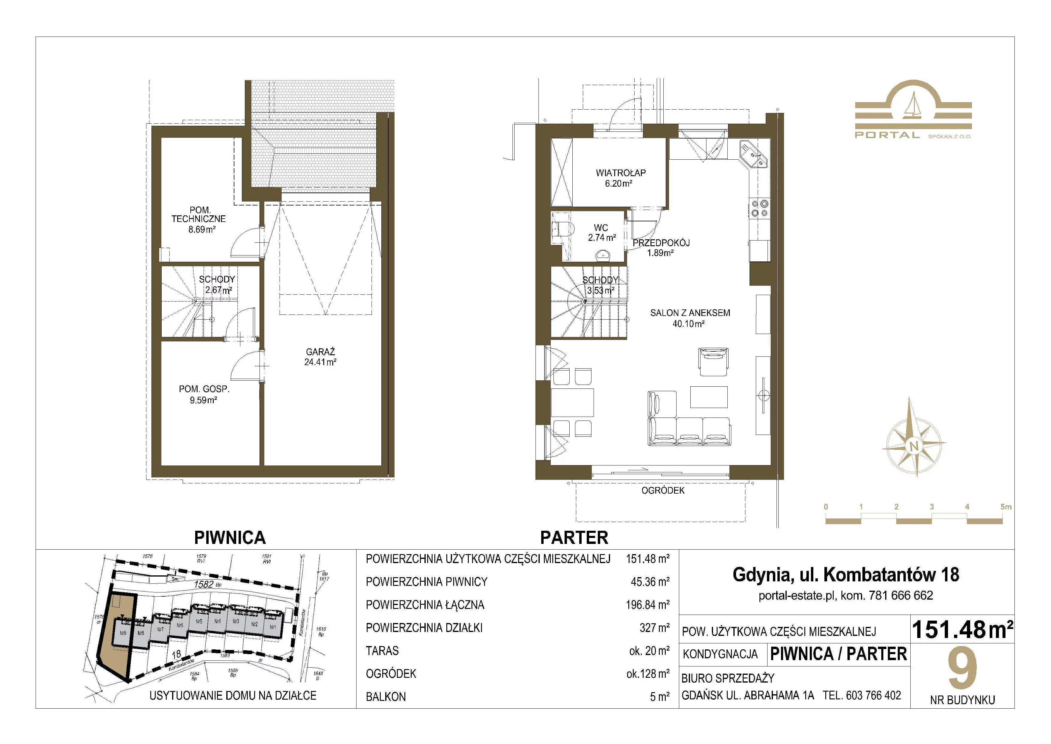 Dom 151,00 m², oferta nr 9, Domy - Gdynia Redłowo, Gdynia, Redłowo, ul. Kombatantów 18