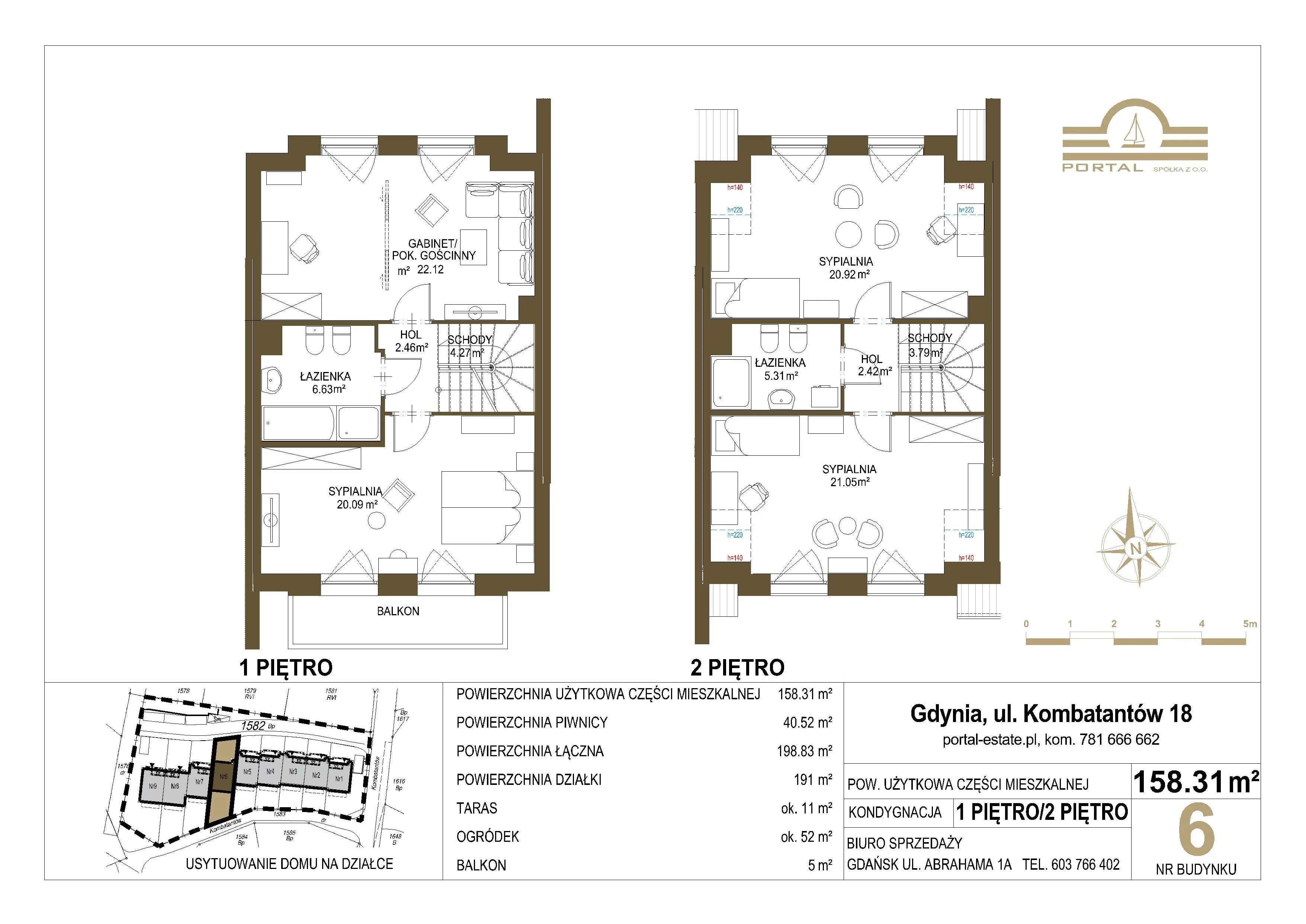 Dom 158,00 m², oferta nr 6, Domy - Gdynia Redłowo, Gdynia, Redłowo, ul. Kombatantów 18