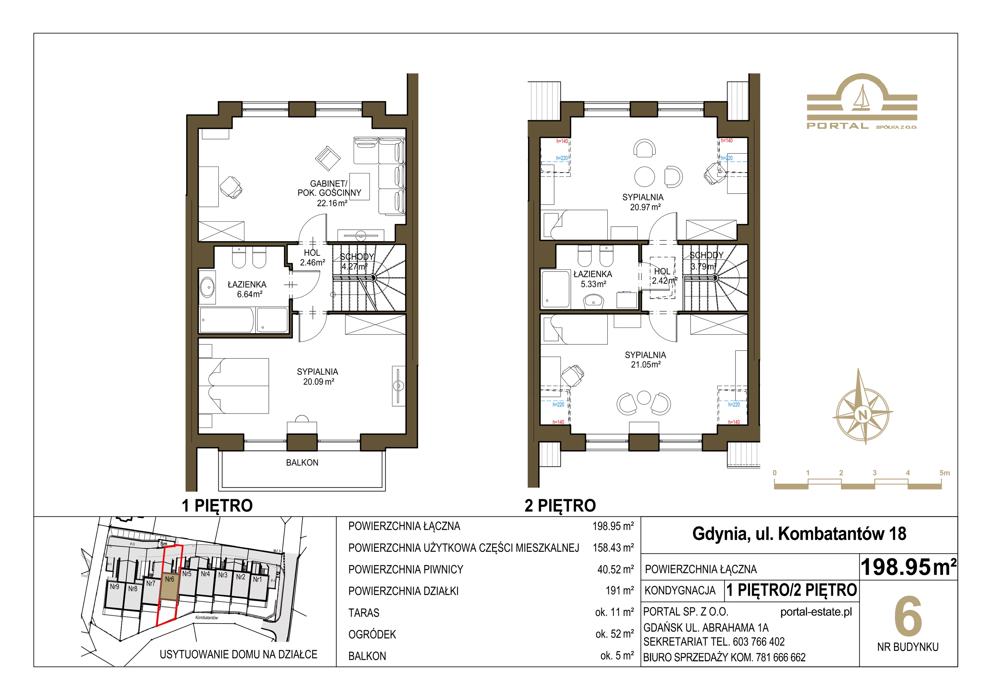 Dom 158,00 m², oferta nr 6, Domy - Gdynia Redłowo, Gdynia, Redłowo, ul. Kombatantów 18