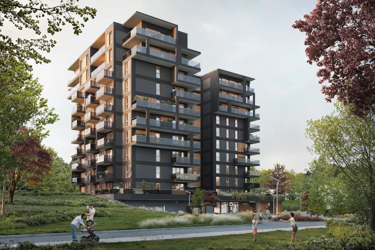 Apartamenty Park Moniuszki II Mysłowice ul. Okrzei / Wielka Skotnica