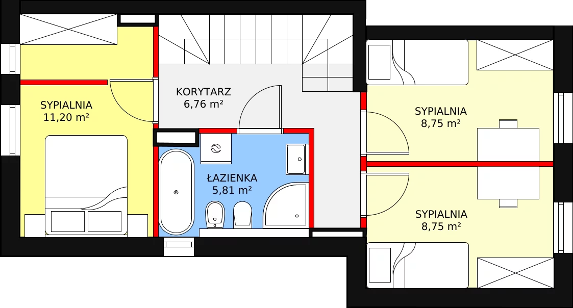 4 pokoje, mieszkanie 78,86 m², parter, oferta nr 50_4, Przystań Młynek - mieszkania, Łódź, Górna, Dąbrowa, ul. Kotoniarska/ Startowa