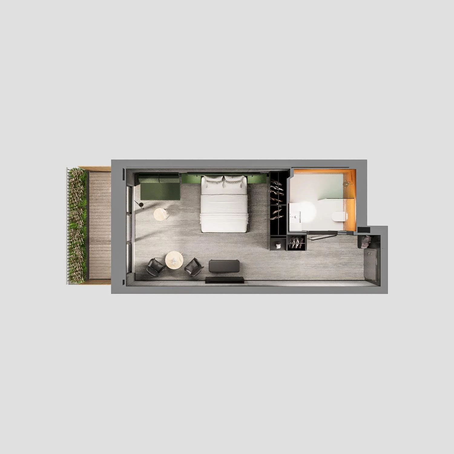 1 pokój, apartament 33,15 m², piętro 1, oferta nr A.01.08, Aquart, Świnoujście, ul. Bolesława Chrobrego 35