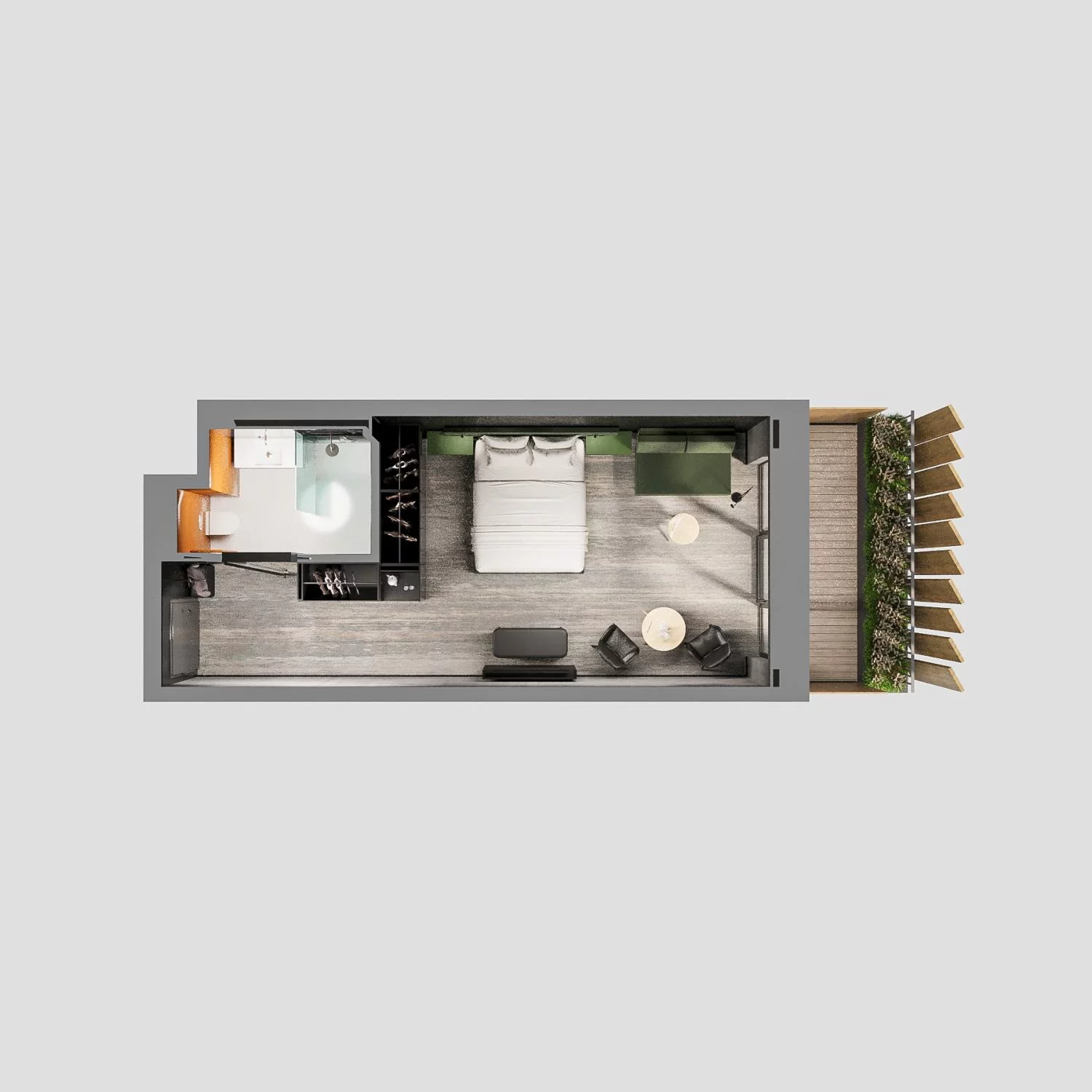 1 pokój, apartament 32,17 m², piętro 1, oferta nr A.01.29, Aquart, Świnoujście, ul. Bolesława Chrobrego 35