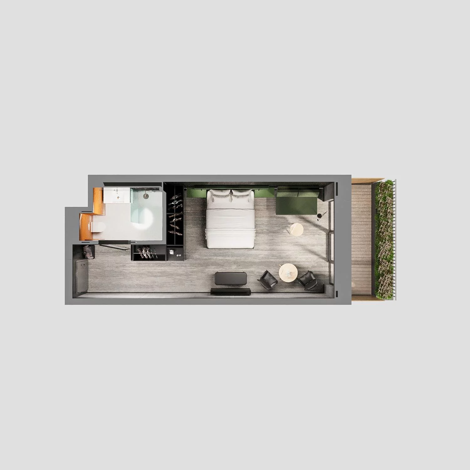 1 pokój, apartament 32,38 m², piętro 2, oferta nr A.02.17, Aquart, Świnoujście, ul. Bolesława Chrobrego 35