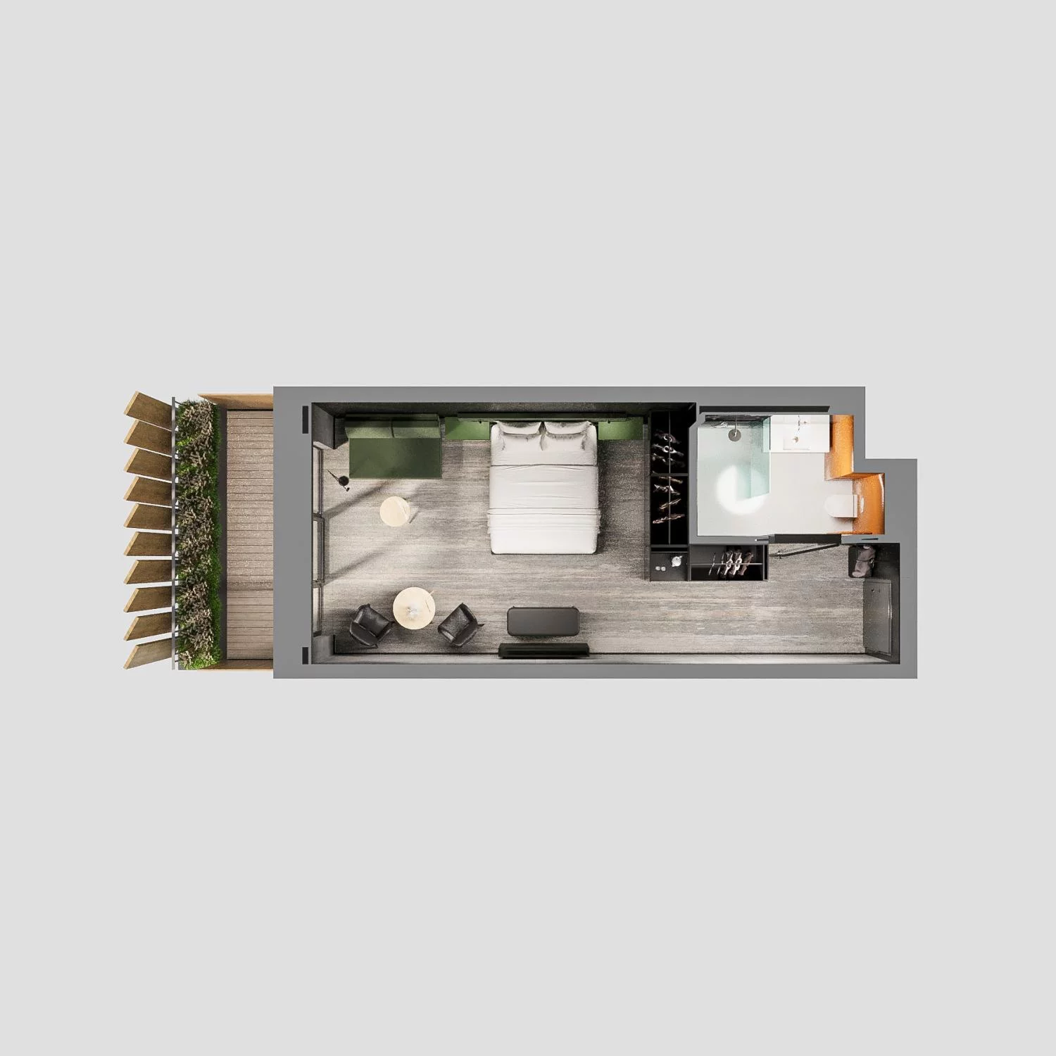 1 pokój, apartament 32,44 m², piętro 3, oferta nr A.03.25, Aquart, Świnoujście, ul. Bolesława Chrobrego 35
