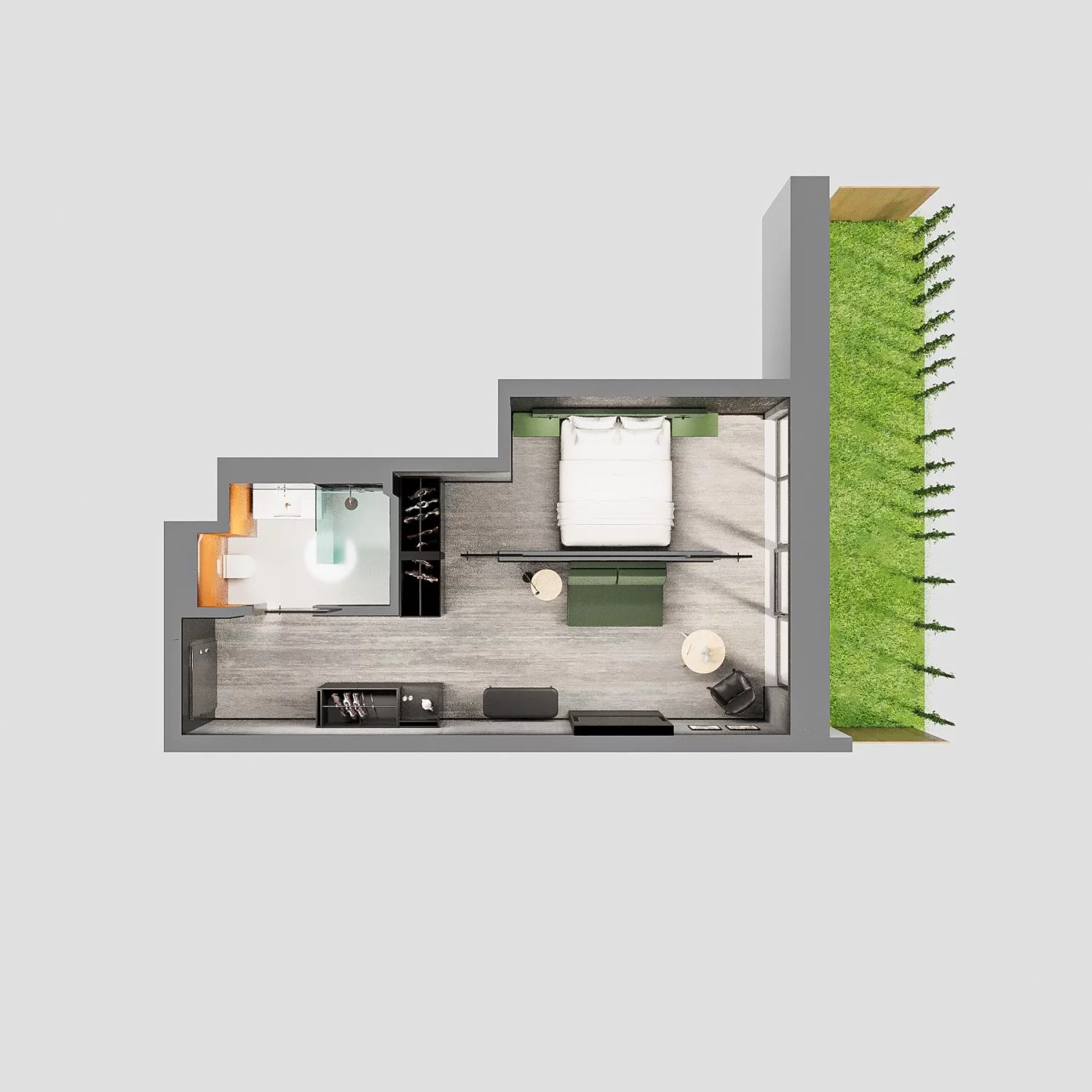 2 pokoje, apartament 35,43 m², parter, oferta nr A.00.15, Aquart, Świnoujście, ul. Bolesława Chrobrego 35