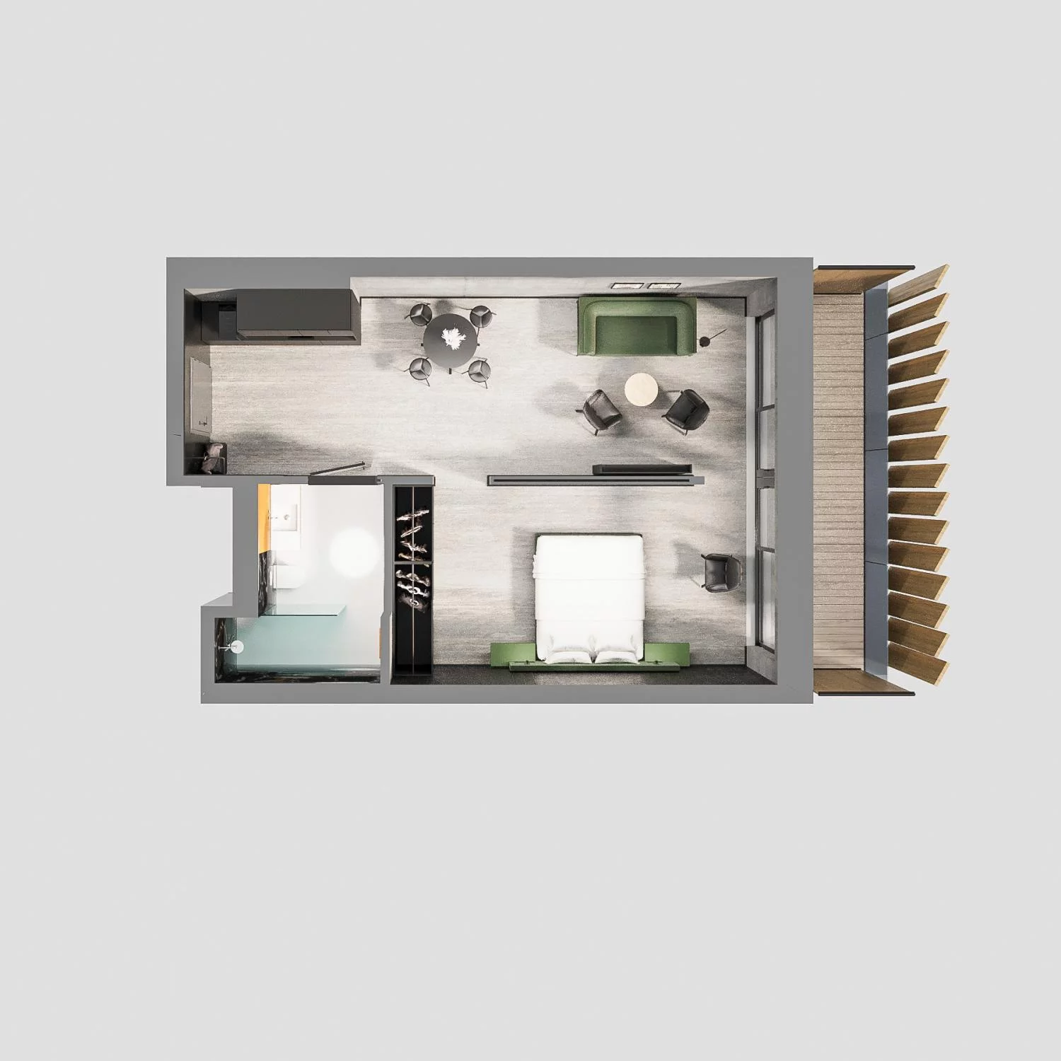 2 pokoje, apartament 49,54 m², piętro 4, oferta nr A.04.19, Aquart, Świnoujście, ul. Bolesława Chrobrego 35