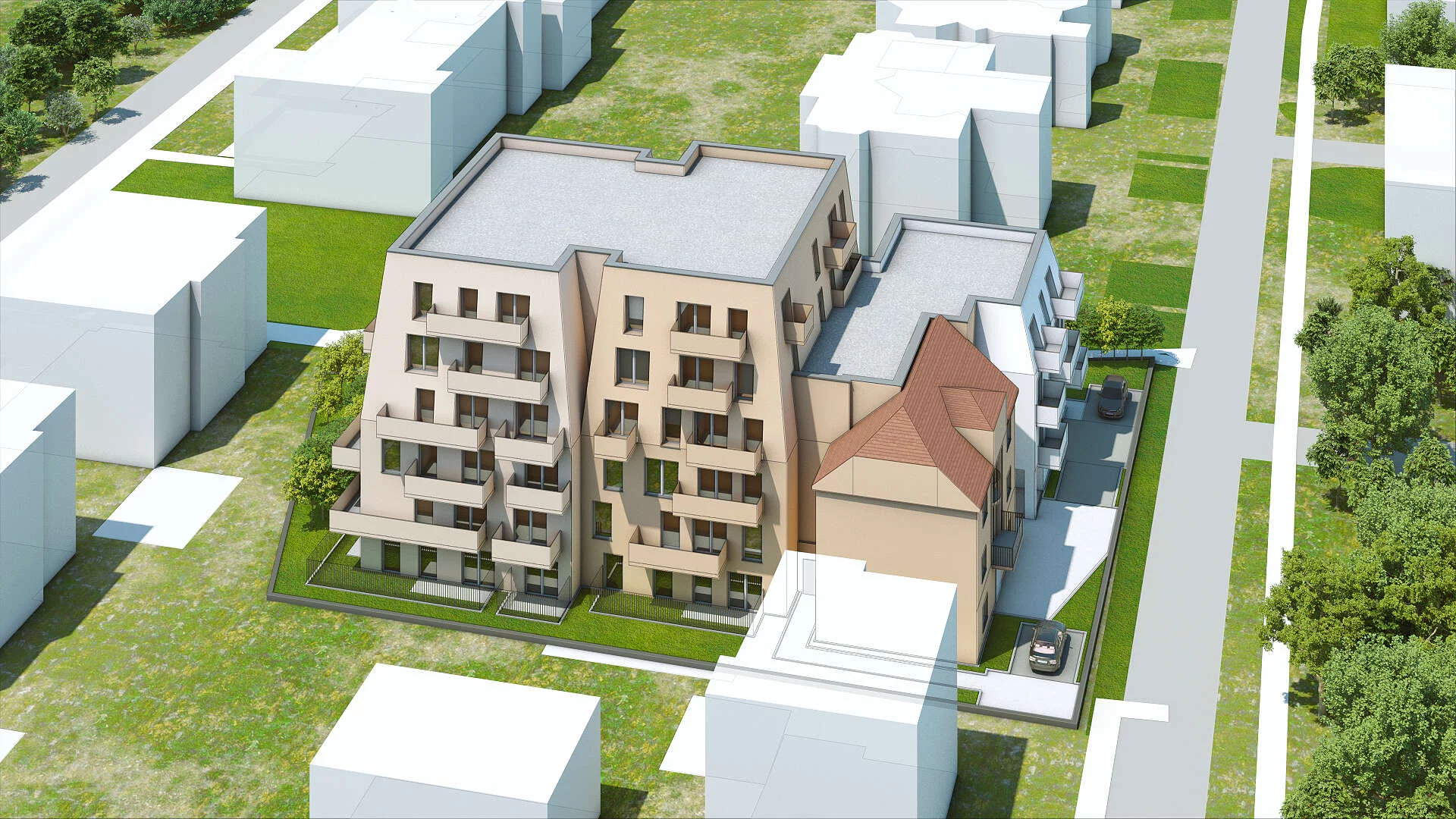 Wirtualna makieta 3D mieszkania 39.42 m², B.1.10