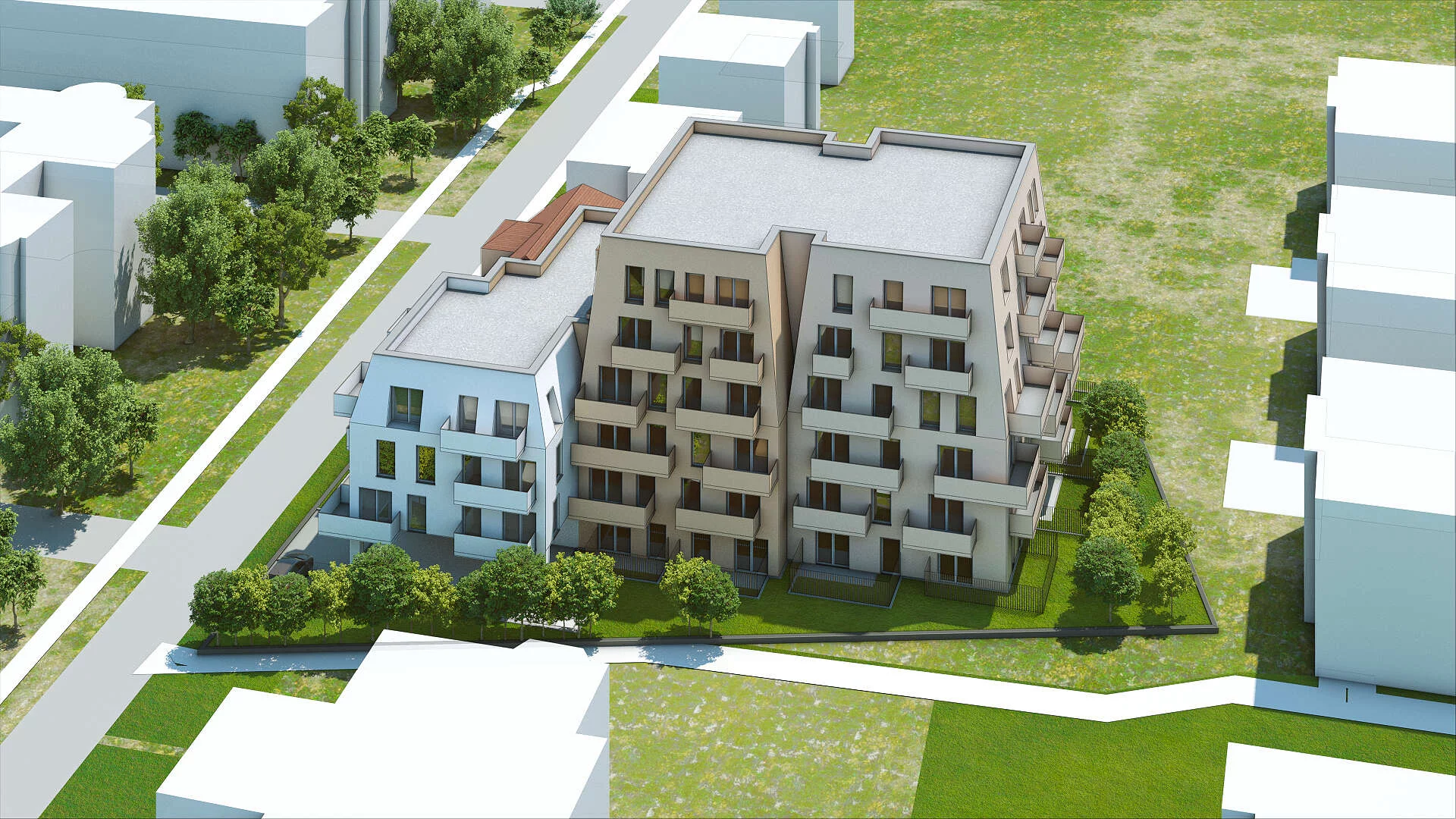 Wirtualna makieta 3D mieszkania 52.34 m², B.1.4