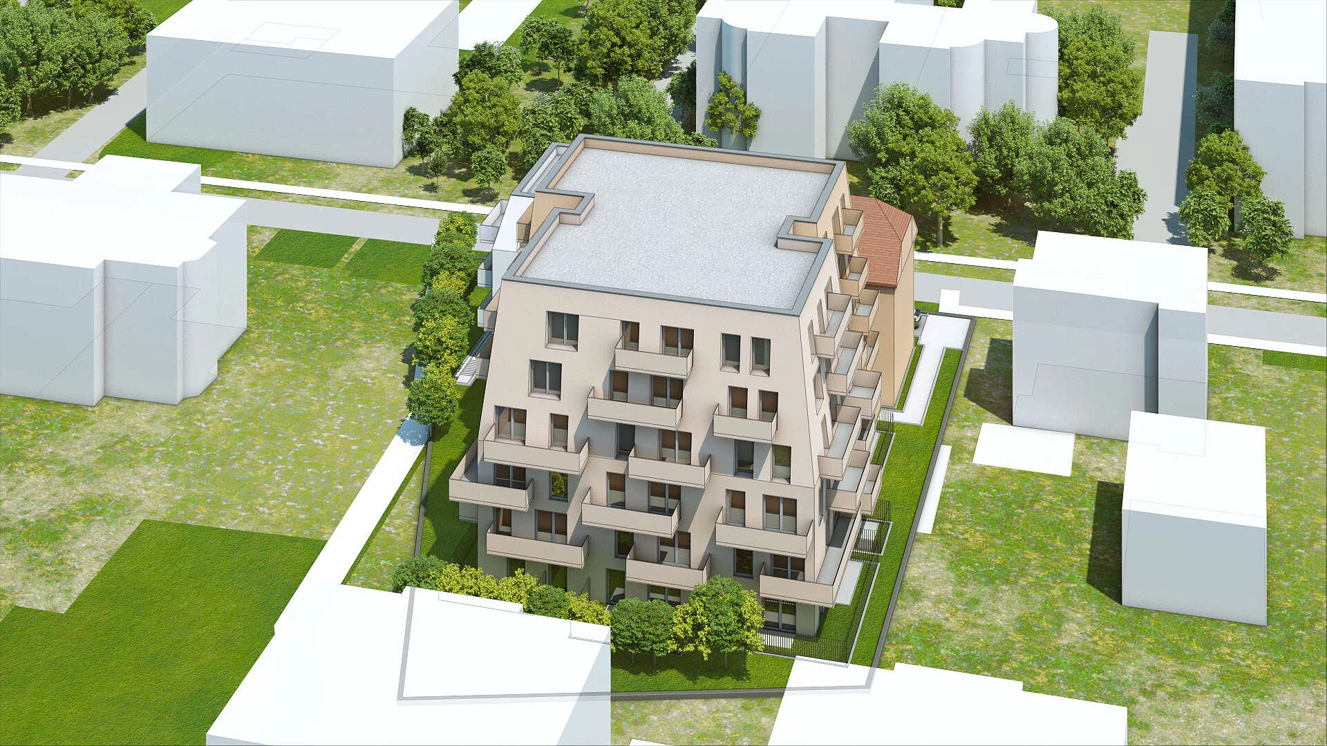 Wirtualna makieta 3D mieszkania 49.27 m², B.2.2