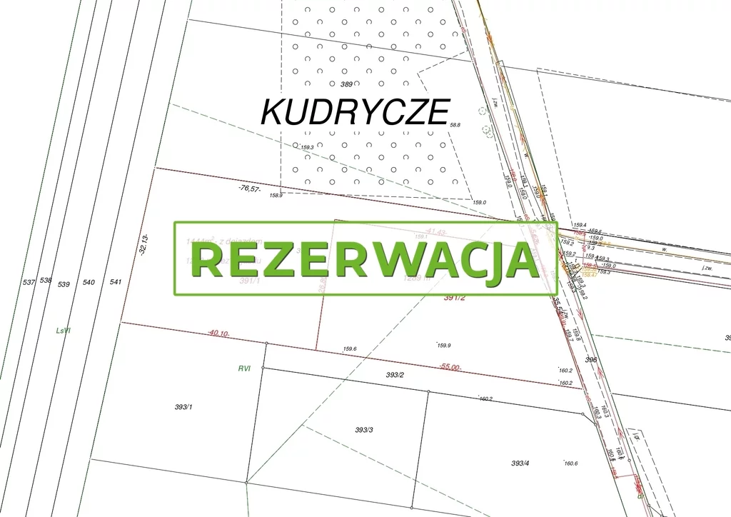 Działka 1 289,00 m², oferta nr , 207/8652/OGS, Kudrycze
