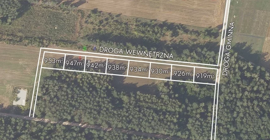 Działka 919,00 m², Kuriany, Sprzedaż