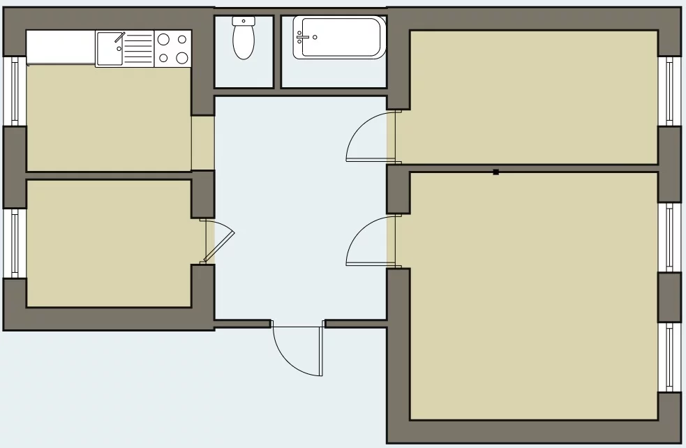 3 pokoje, mieszkanie 60,00 m², piętro 2, oferta nr , 1981/8652/OMS, Białystok, Wygoda, Wasilkowska