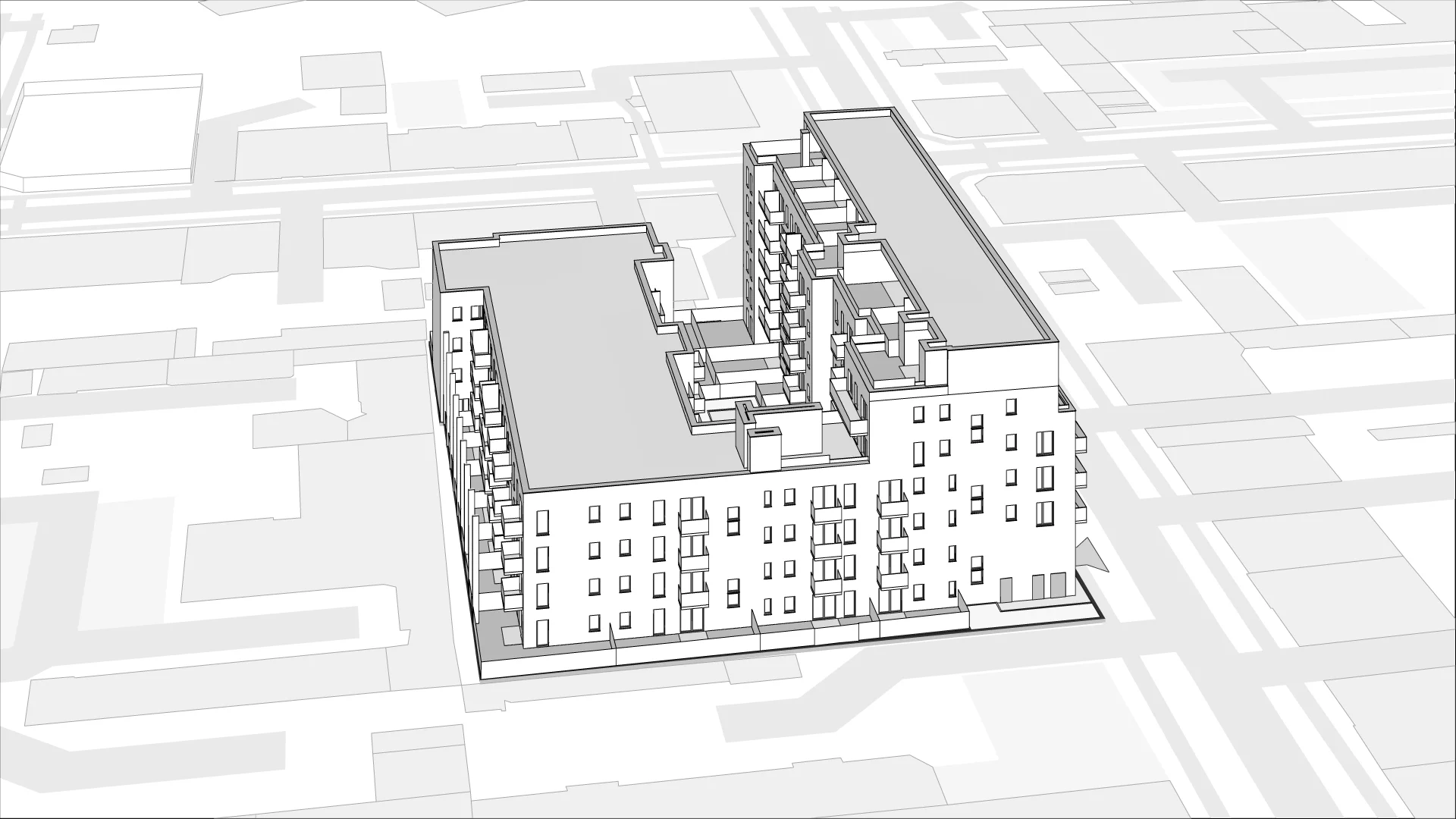 Wirtualna makieta 3D mieszkania 45.91 m², A.4.55.2k