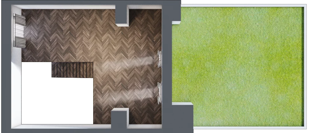 2 pokoje, mieszkanie 53,39 m², piętro 5, oferta nr A.5.77.2a, Atrium, Łódź, Polesie, Stare Polesie, ul. kpt. Stefana Pogonowskiego 44/46