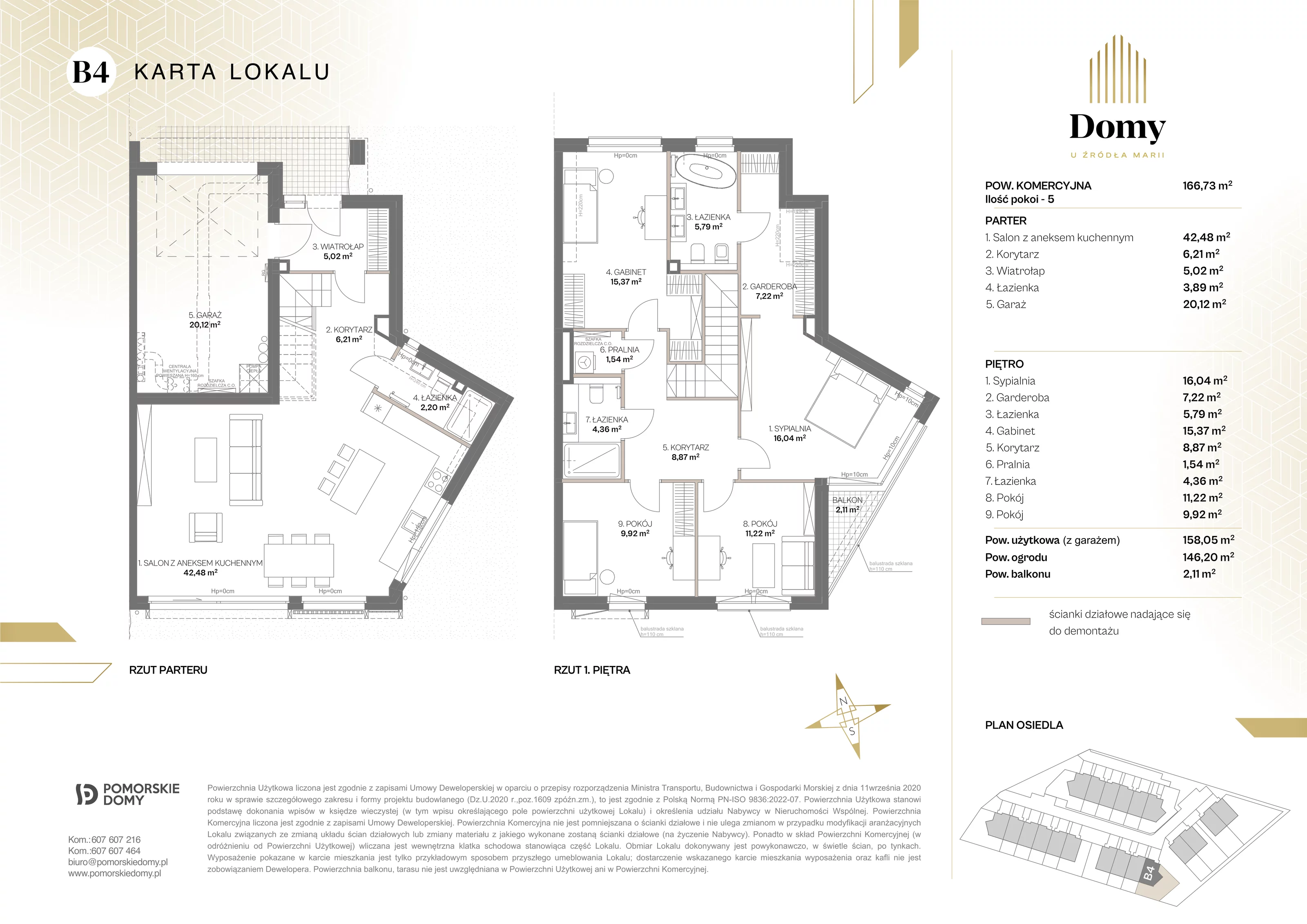 Dom 166,73 m², oferta nr B4, Domy u Źródła Marii, Gdynia, Wielki Kack, Wielki Kack, ul. Źródło Marii
