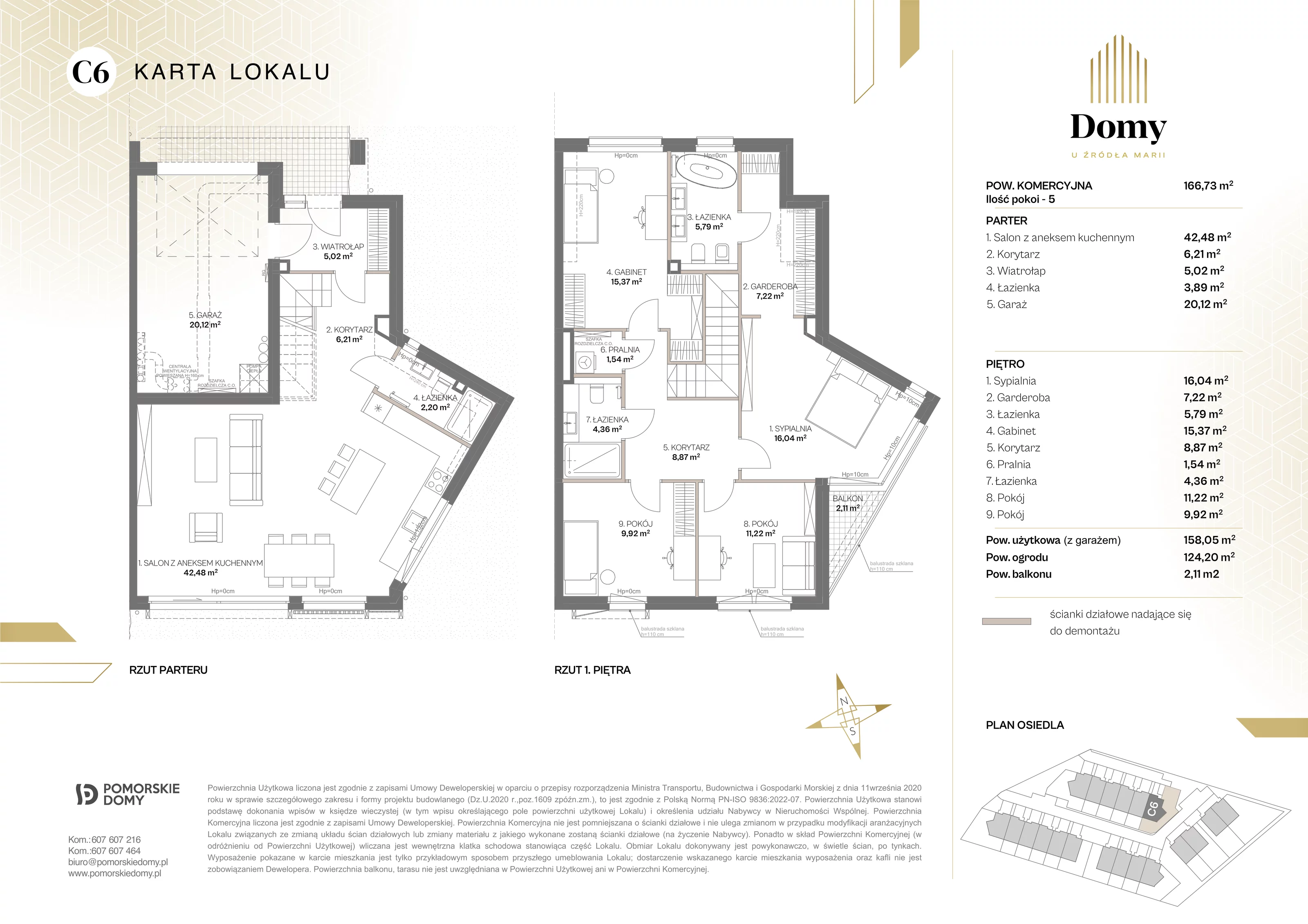 Dom 166,73 m², oferta nr C6, Domy u Źródła Marii, Gdynia, Wielki Kack, Wielki Kack, ul. Źródło Marii