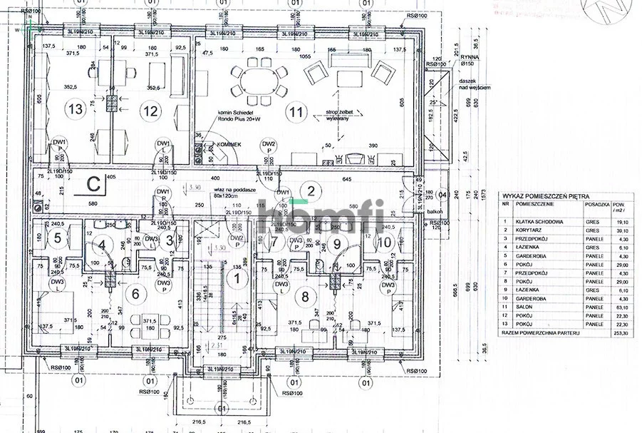 Dom 647,70 m², oferta nr , 6654/2089/ODS, Potkanna