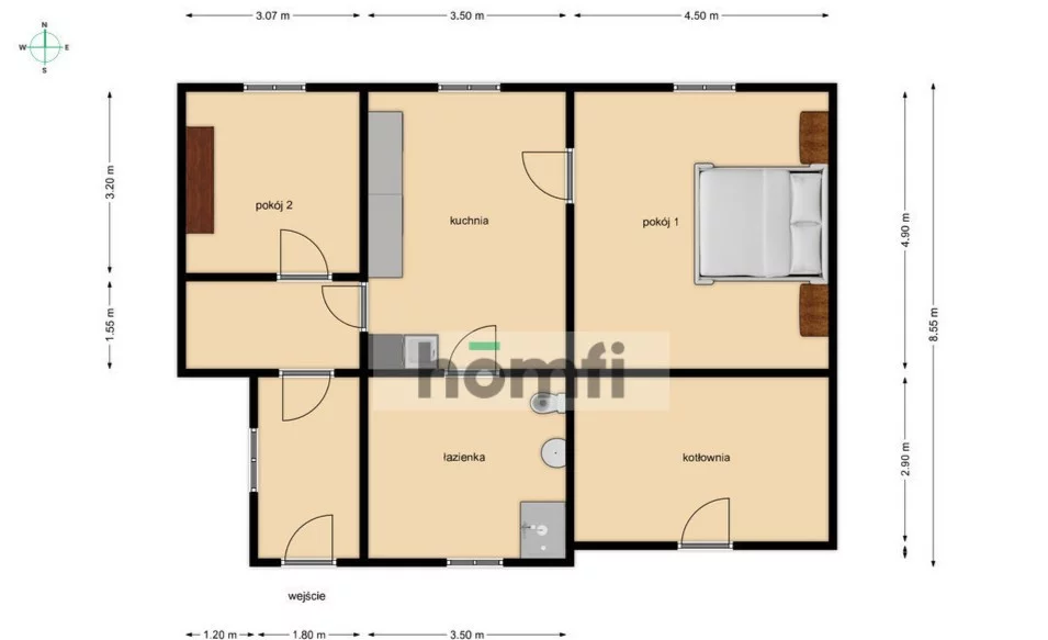 Dom 80,00 m², oferta nr , 6275/2089/ODS, Kępie