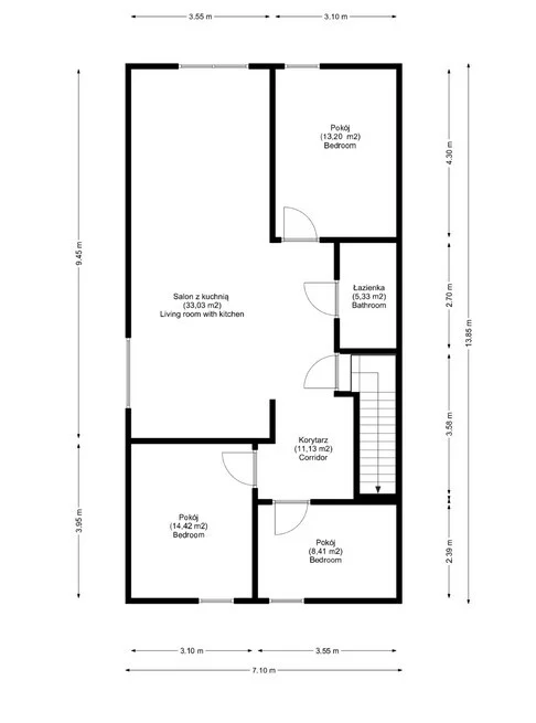 Dom 87,85 m², oferta nr , 6763/2089/ODS, Zwoleń, Jaworowa
