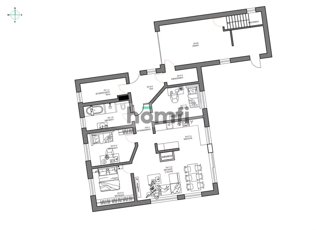 Dom i rezydencja 145,00 m², oferta nr , 6743/2089/ODS, Puszczykowo, Przy Murze