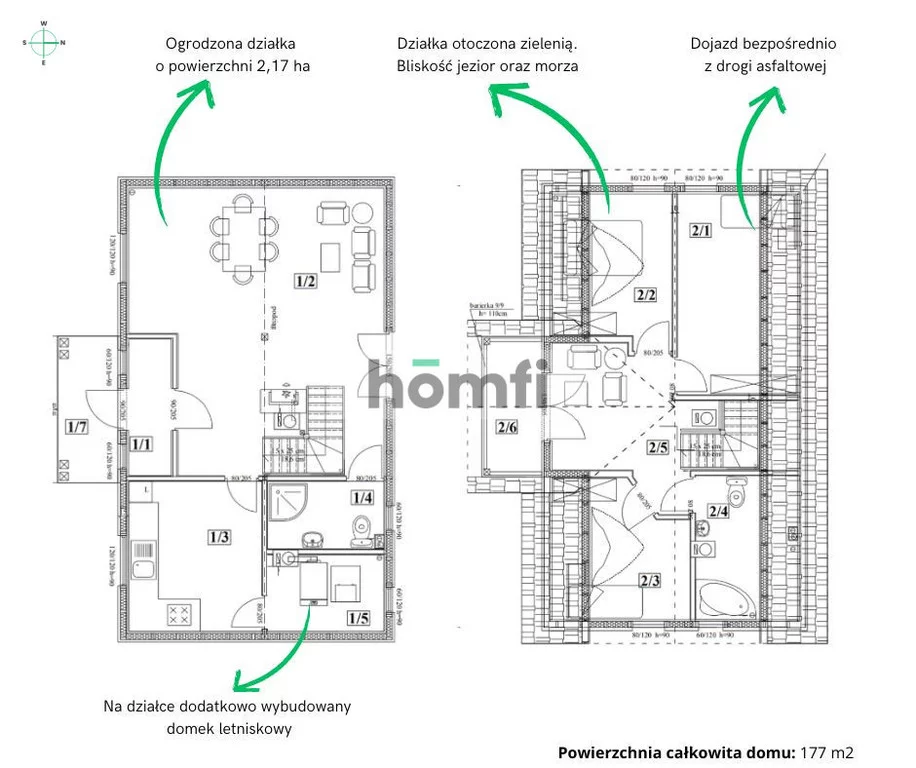 Dom 177,00 m², oferta nr , 6270/2089/ODS, Gniewino
