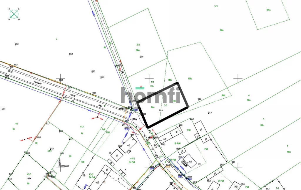 Działka 1 516,00 m², oferta nr , 2038/2089/OGS, Bratowice