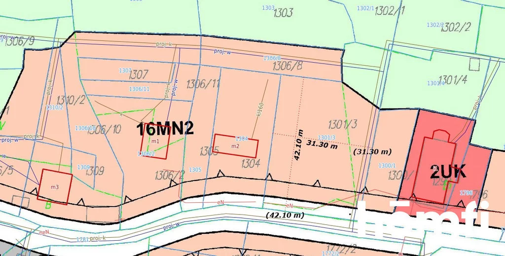 Działka 1 483,00 m², oferta nr , 2391/2089/OGS, Myślenice, Chełm