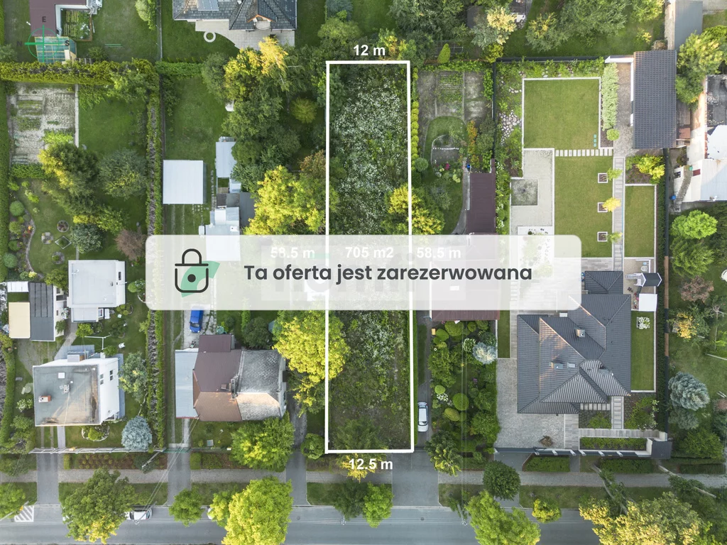 Działka 705,00 m², Konstancin-Jeziorna, Królewska, Sprzedaż